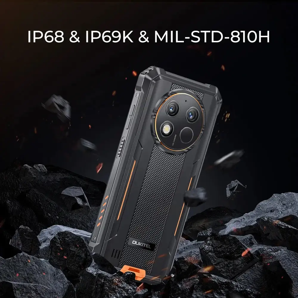Oukitel G1 Rugged Phone 6.52-inch 10600mAh Big Battery 48MP Camera (24+256GB) - Image 4