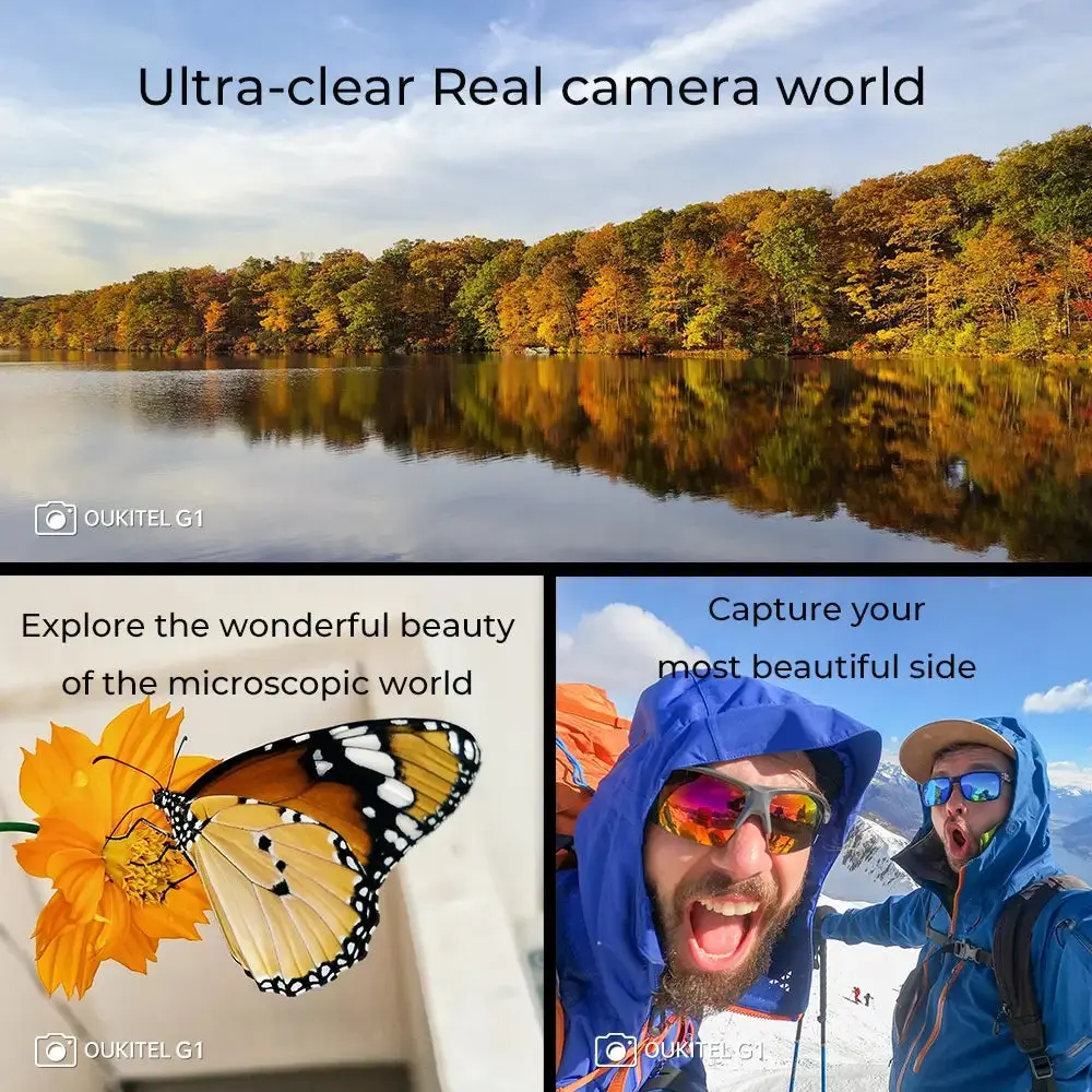 Oukitel G1 Rugged Phone 6.52-inch 10600mAh Big Battery 48MP Camera (24+256GB) - Image 7