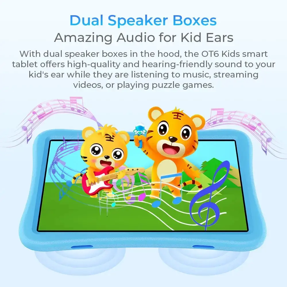 Oukitel OT6 KidsSmartTablet 10-inch TÜV SÜD Certified 8000mAh Android 13(16GB+64GB) - Image 4