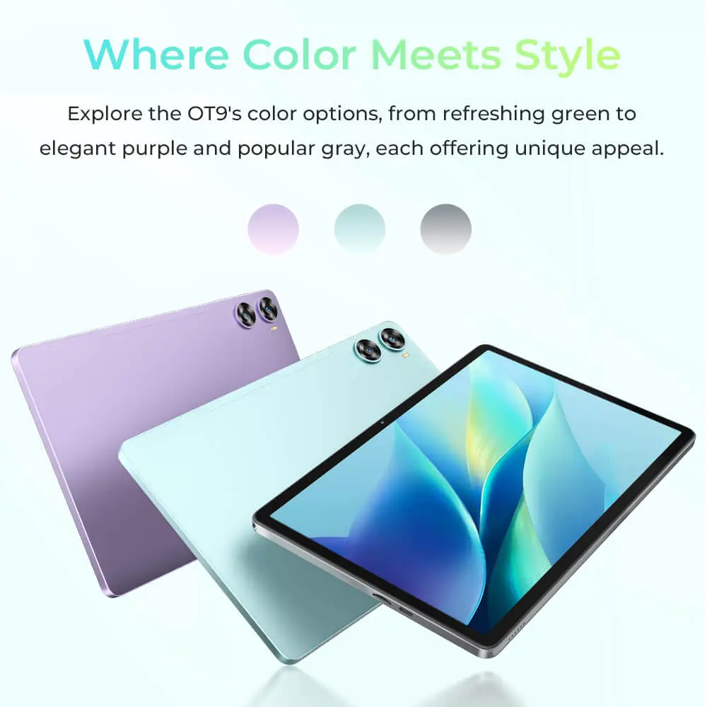 OT9 Smart Tablet Widevine L1 11-inch HD Display 8000mAh Battery Android 14 - Image 4