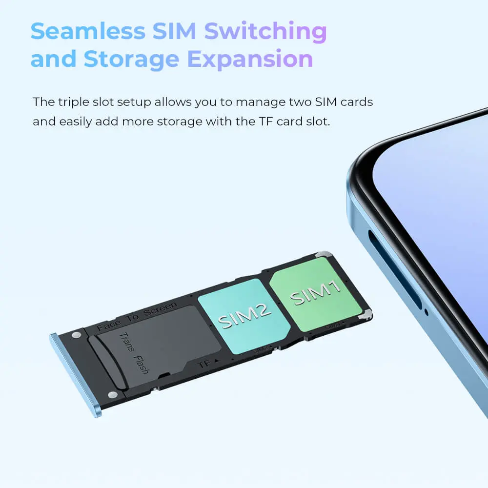 Oukitel C58 6.7-inch 5150mAh Battery 8.7mm Ultra-thin Body SmartPhone(16GB+128GB) - Image 9