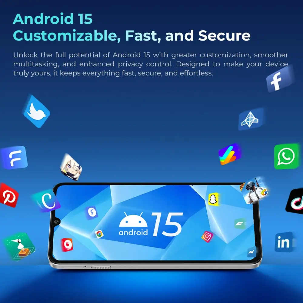 Oukitel C60 6.88-inch 10000mAh Battery 13.4mm Ultra-thin Body SmartPhone(4GB+128GB) - Image 13