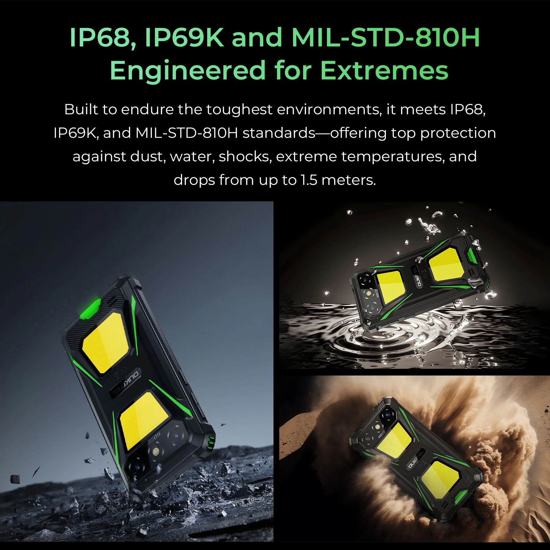 Oukitel G5 4G Rugged Phone 6 HD+ Display6300mAh Big Battery 13MP Camera Android 14(4GB+64GB NFC) - Image 6