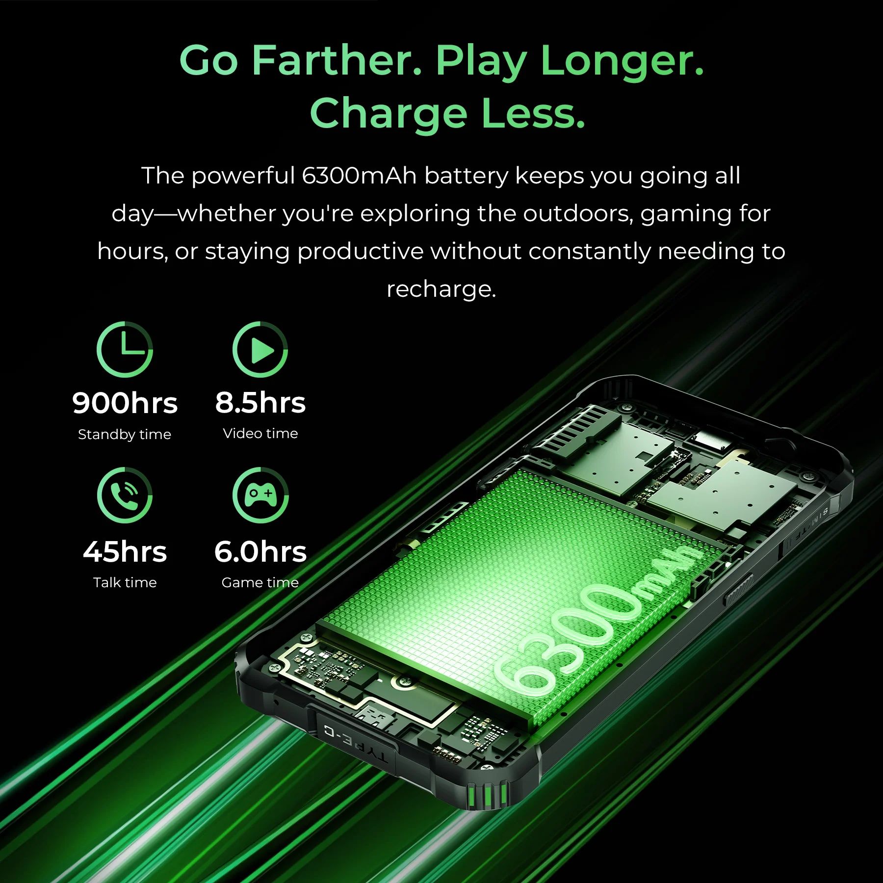 Oukitel G5 4G Rugged Phone 6 HD+ Display6300mAh Big Battery 13MP Camera Android 14(4GB+64GB NFC) - Image 7