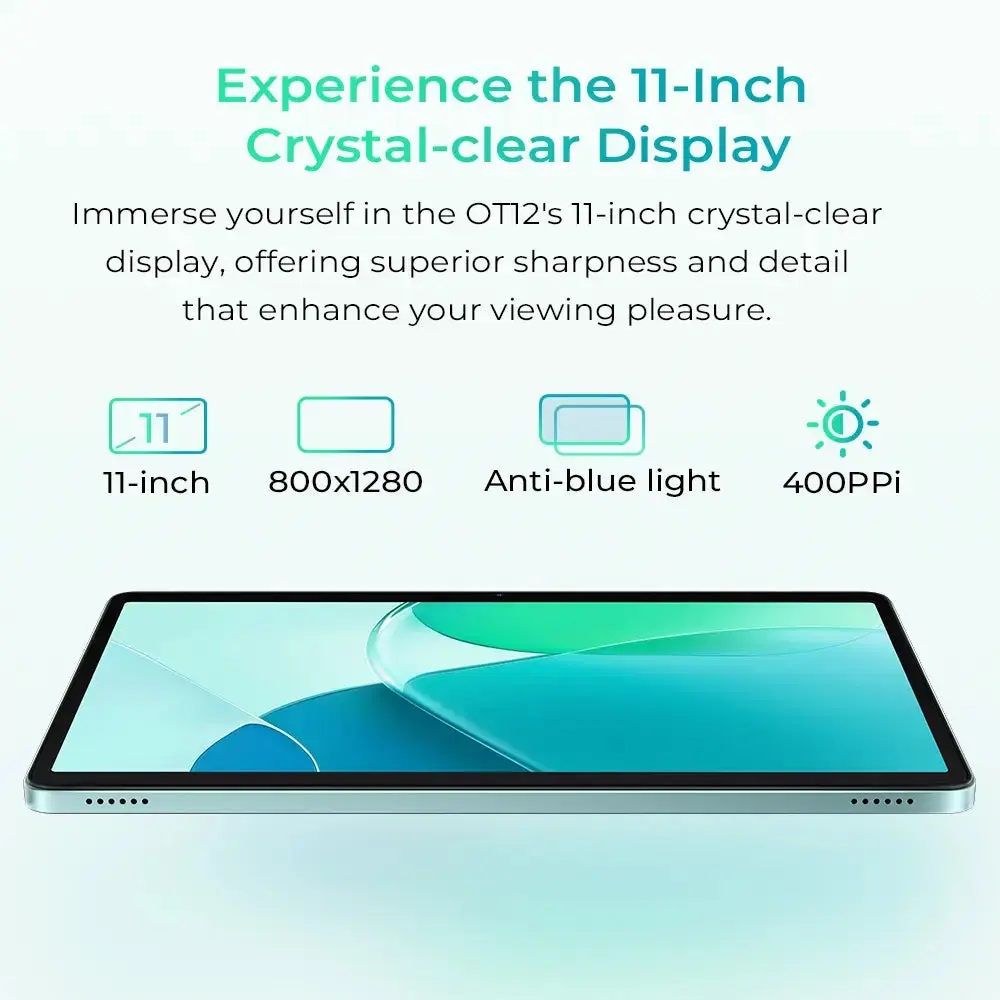 Oukitel OT12 SmartTablet 11-inch HD Display TÜV SÜD Certified 8000mAh Battery Android 14(16GB+256GB) - Image 10