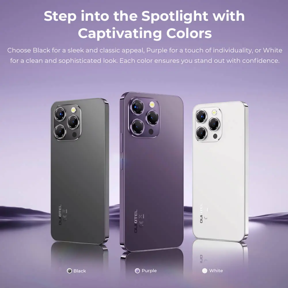 Oukitel P1 6.7-inch 5150mAh Battery 8.2mm Ultra-thin Body SmartPhone(8GB+256GB) - Image 4