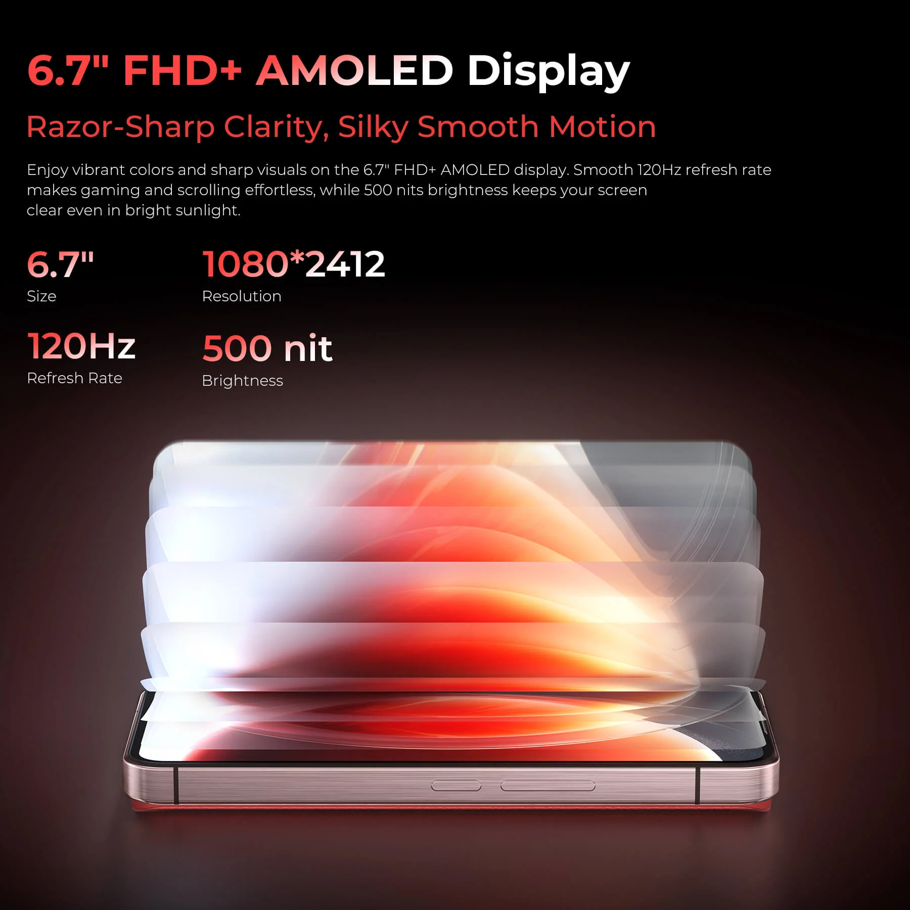 Oukitel WP210 5G Rugged Phone 6.7'' FHD+ Display 8800mAh Big Battery 108MP Camera Android 15(12GB+512GB NFC) - Image 8