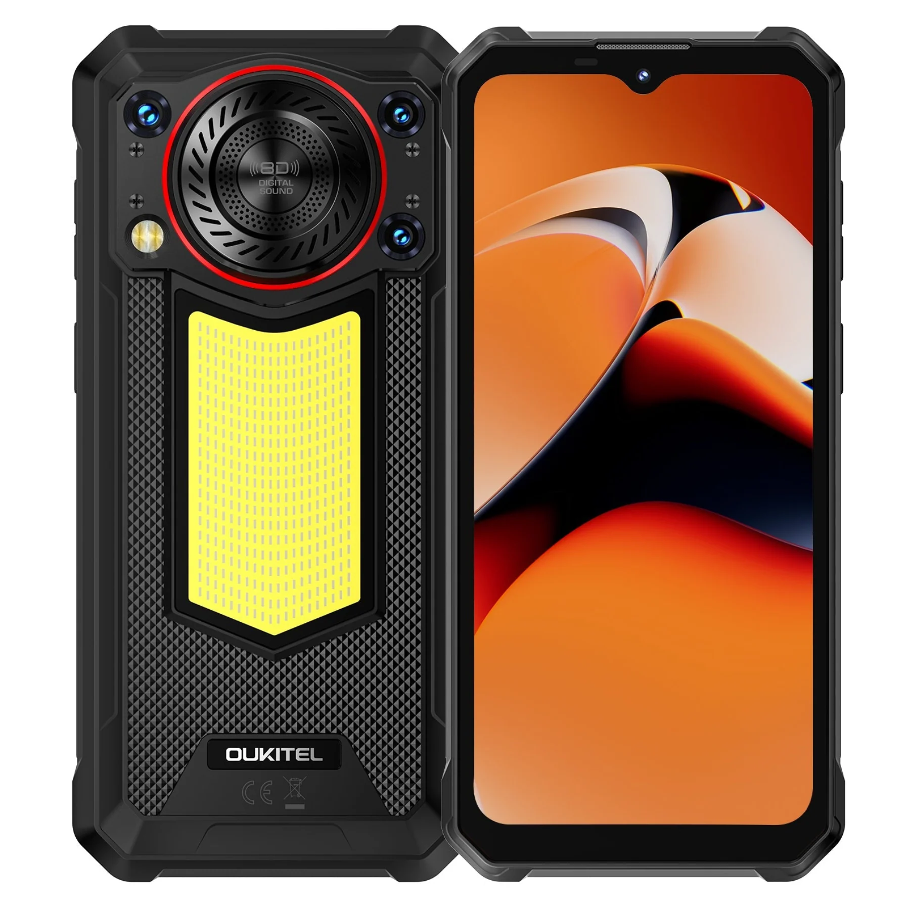 Oukitel WP53 Pro 4G Rugged Phone 6.52'' FHD+ Display 11000mAh Big Battery 50MP Camera Android 15(8GB+512GB NFC)