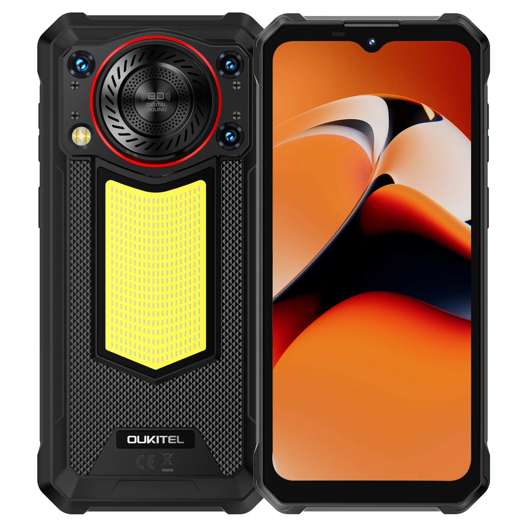 Oukitel WP53 S 4G Rugged Phone 6.52'' FHD+ Display 11000mAh Big Battery 50MP Camera Android 15(4GB+128GB NFC)
