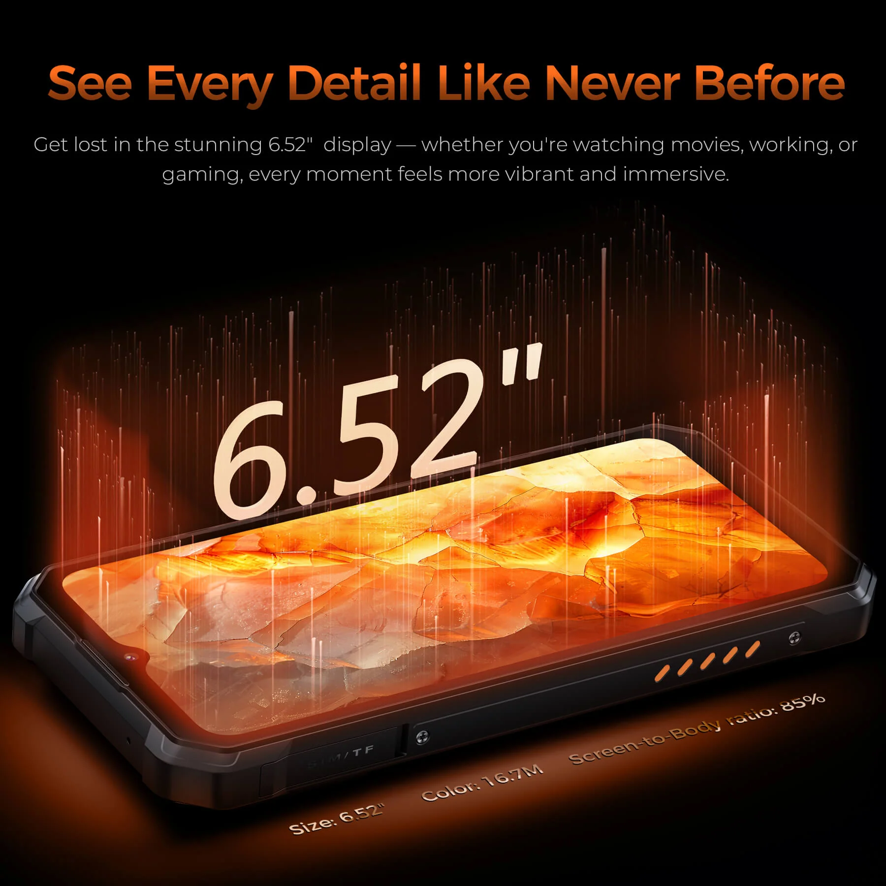 Oukitel WP53 S 4G Rugged Phone 6.52'' FHD+ Display 11000mAh Big Battery 50MP Camera Android 15(4GB+128GB NFC) - Image 10