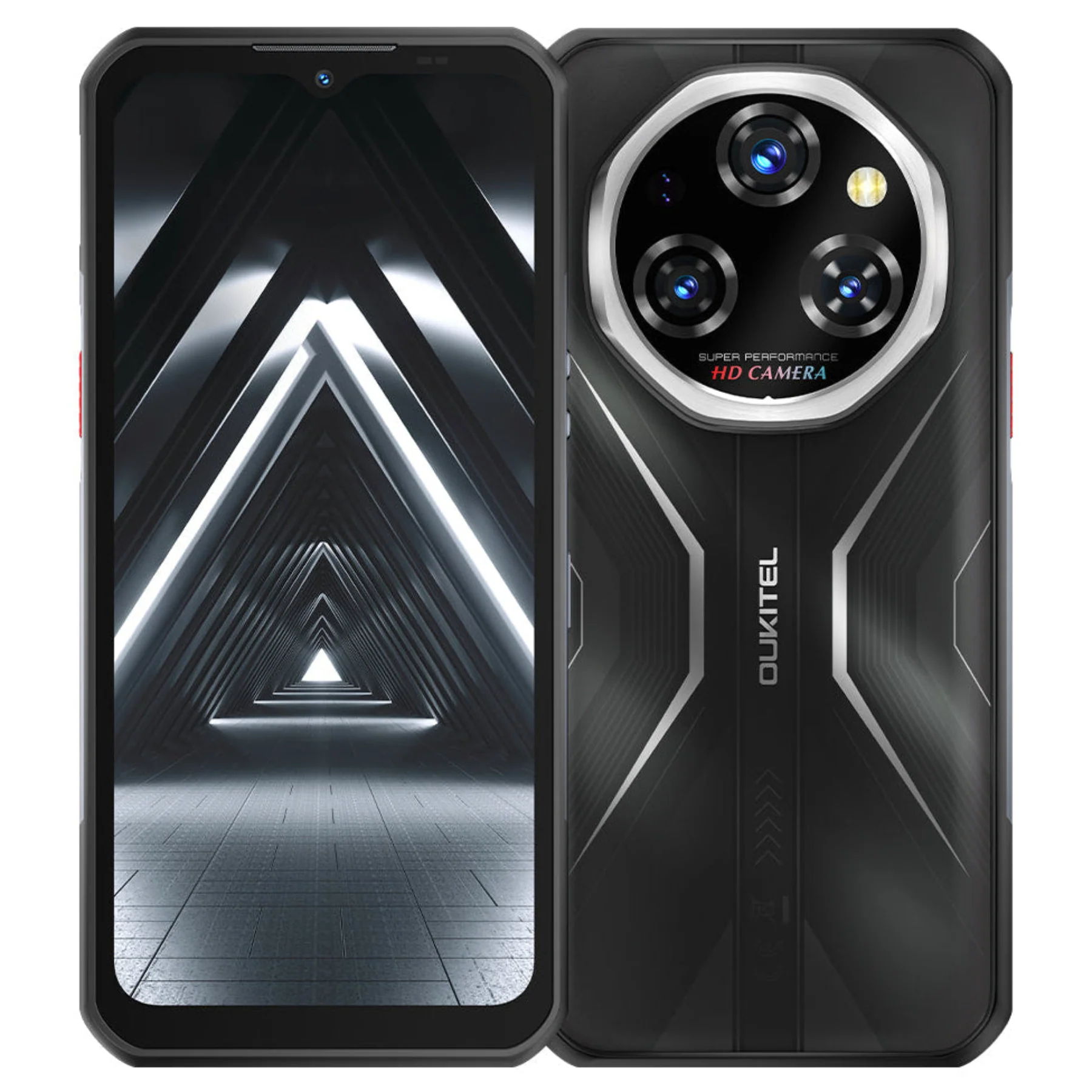 Oukitel WP55 5G Rugged Phone 6.6'' HD+ Display 11000mAh Big Battery 108MP Camera Android 15(12GB+256GB NFC)