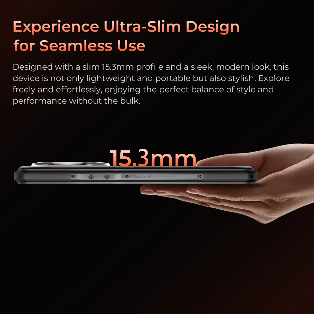 Oukitel WP55 5G Rugged Phone 6.6'' HD+ Display 11000mAh Big Battery 108MP Camera Android 15(12GB+256GB NFC) - Image 3