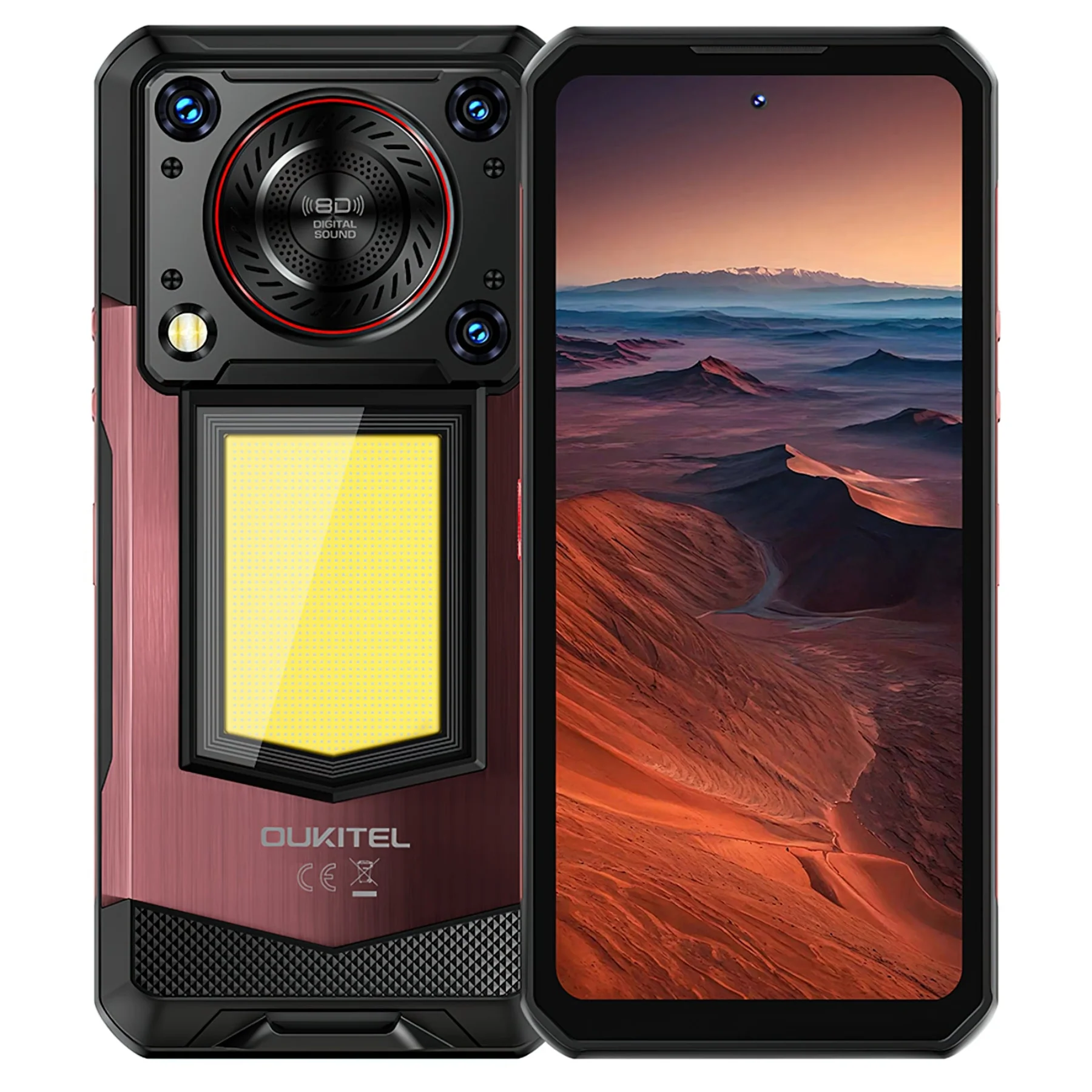 Oukitel WP56 5G Rugged Phone 6.8''FHD+Display 16000mAh Big Battery 108MP Camera Android 15(12GB+512GB NFC)