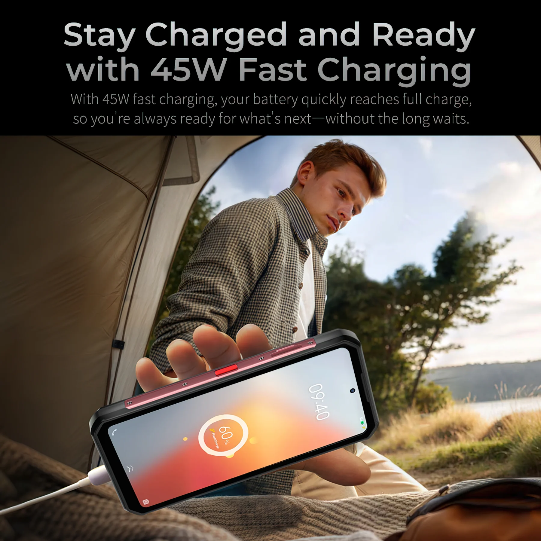 Oukitel WP56 5G Rugged Phone 6.8''FHD+Display 16000mAh Big Battery 108MP Camera Android 15(12GB+512GB NFC) - Image 5