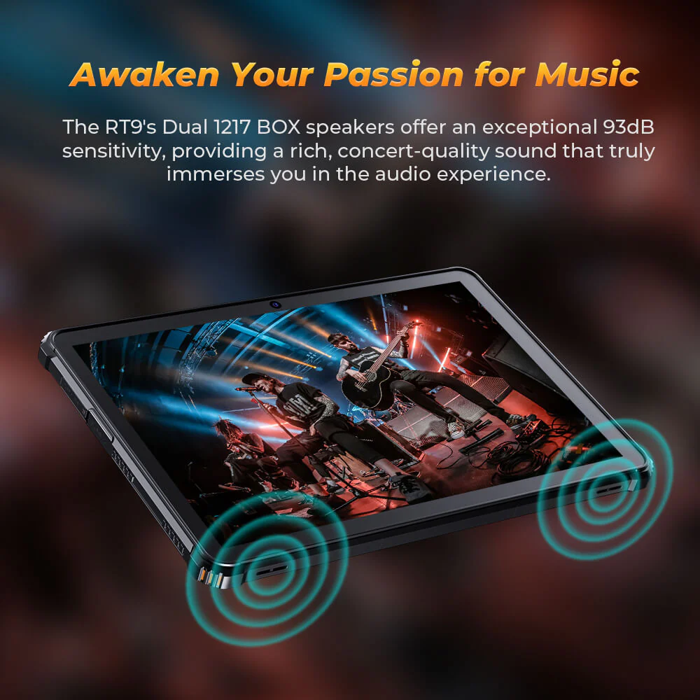Oukitel RT9 RuggedTablet 10.1-inch 2K 11000mAh Big Battery 16MP Camera Android 14 (24GB+256GB) - Image 10