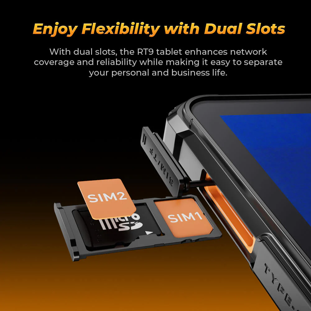 Oukitel RT9 RuggedTablet 10.1-inch 2K 11000mAh Big Battery 16MP Camera Android 14 (24GB+256GB) - Image 4